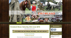 Desktop Screenshot of crowlandshow.co.uk
